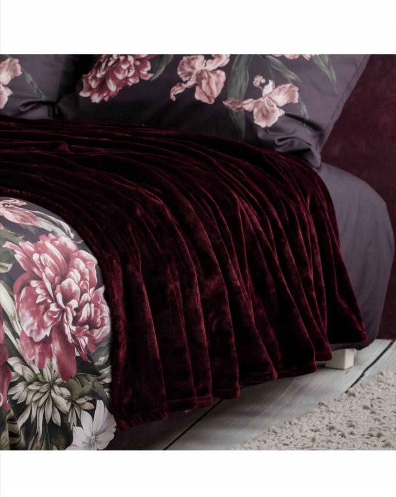Koc Flossy Home&You 200x220 bordo