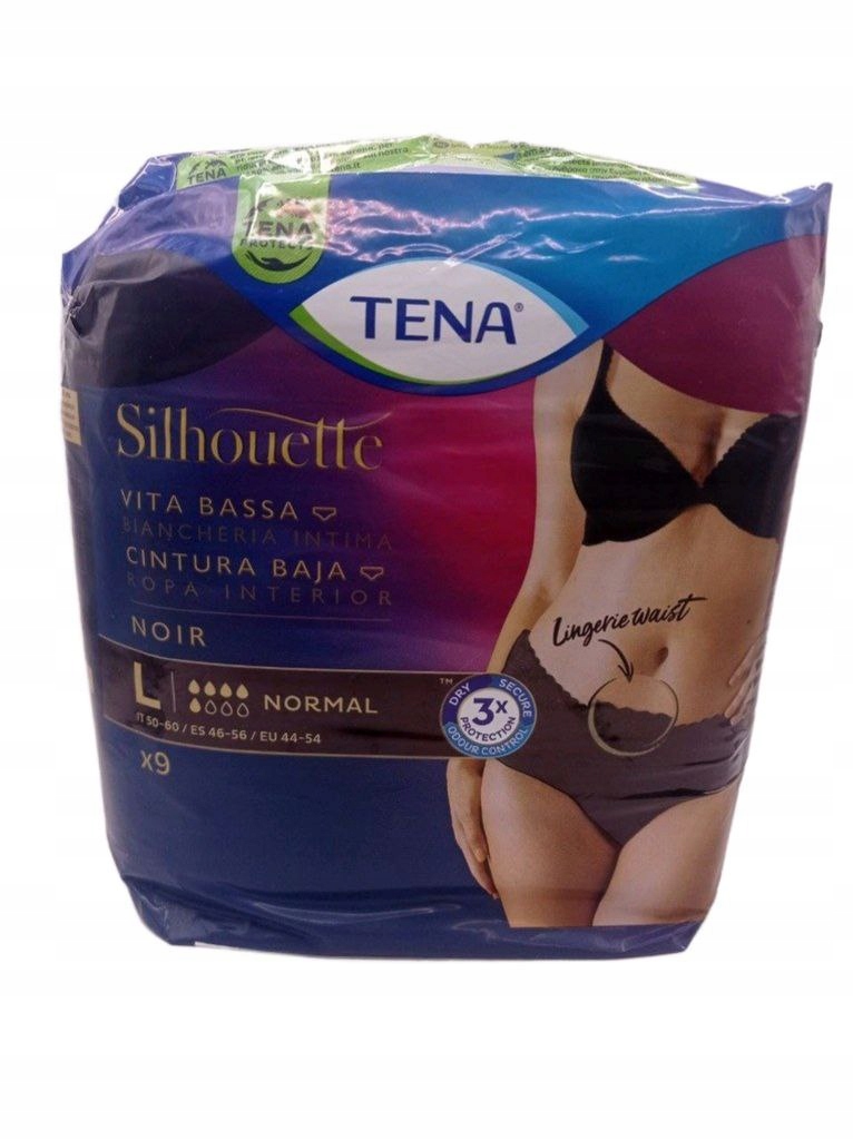 Tena Silhouette Normal Black L 9U