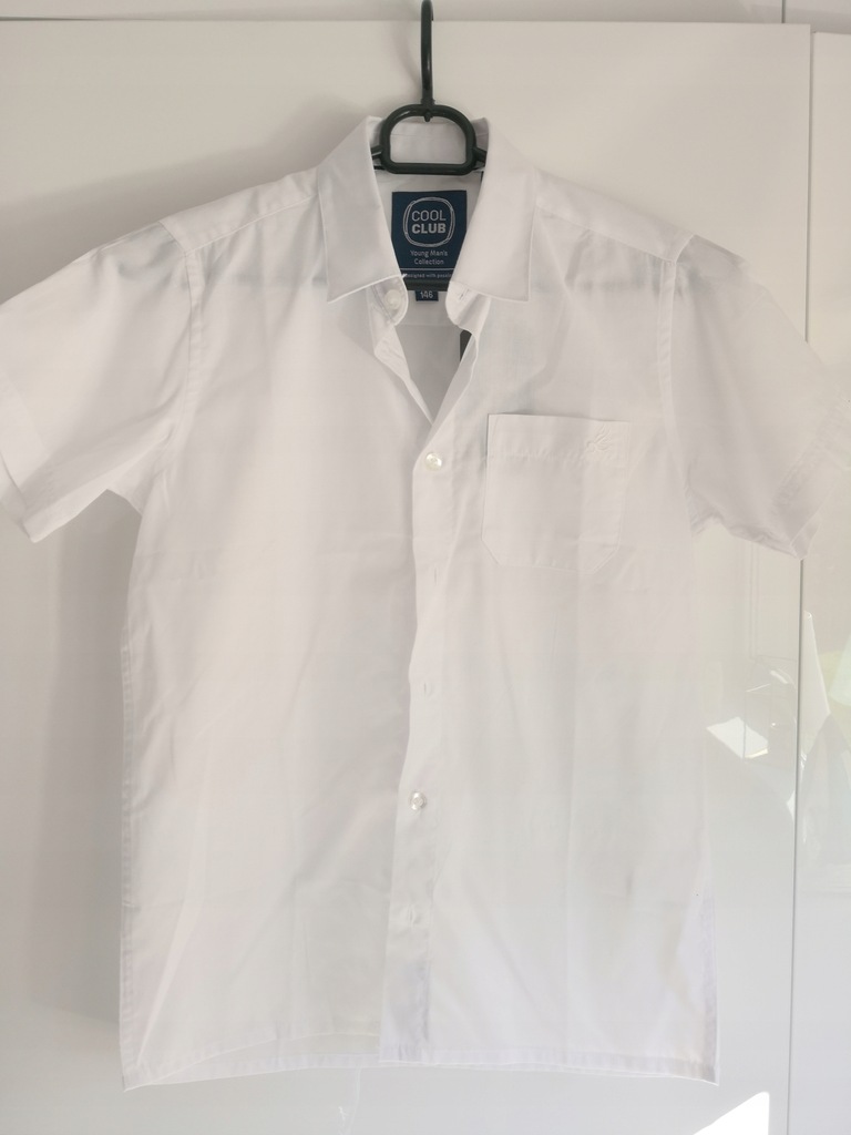 Biała koszula Cool Club nowa 146 cm