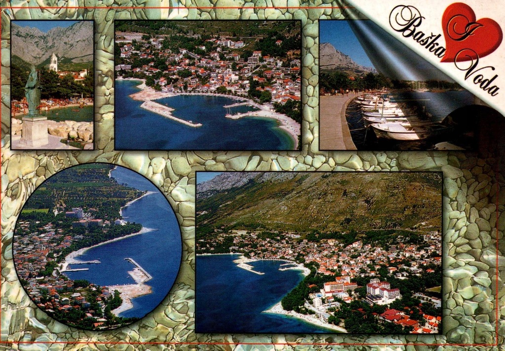 Pocztówka / Chorwacja / Baška Voda