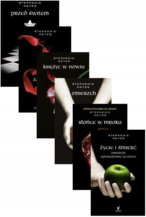 Pakiet: Zmierzch. Tomy 1-6. Stephenie Meyer
