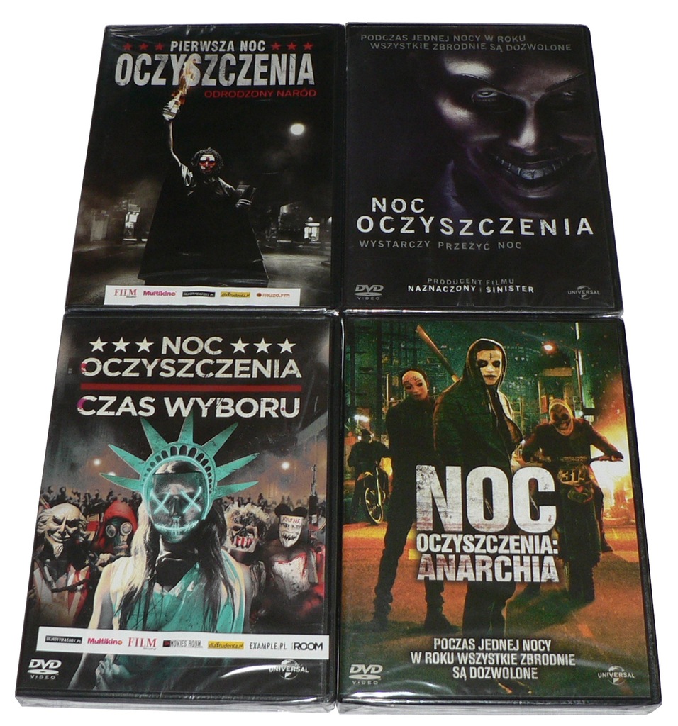 DVD - NOC OCZYSZCZENIA cz.1-4 [ 4 DVD ] PL-FOLIA