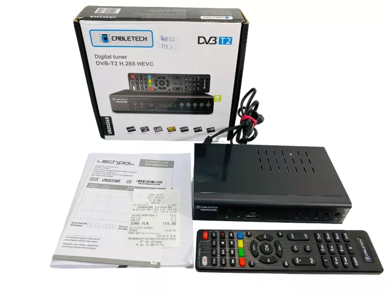 DEKODER DVB-T CABLETECH 0336B
