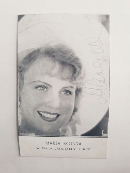 MARIA BOGDA autograf 13787455013 oficjalne archiwum Allegro