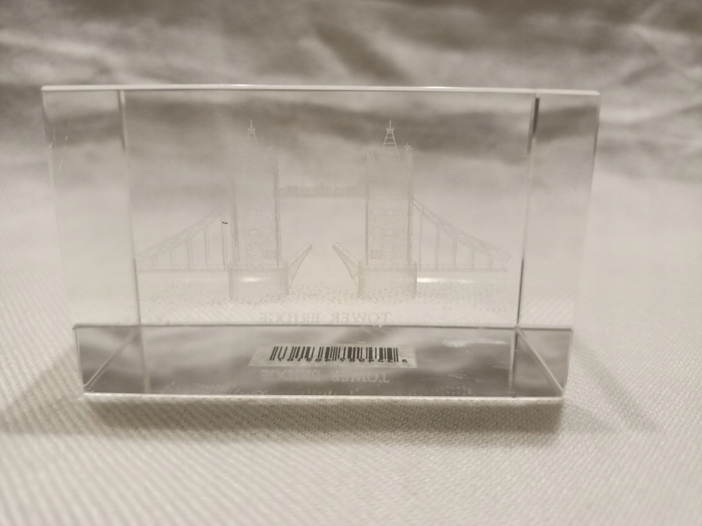 Figurka kolekcja szkło przeźroczyste TOWER BRIDGE