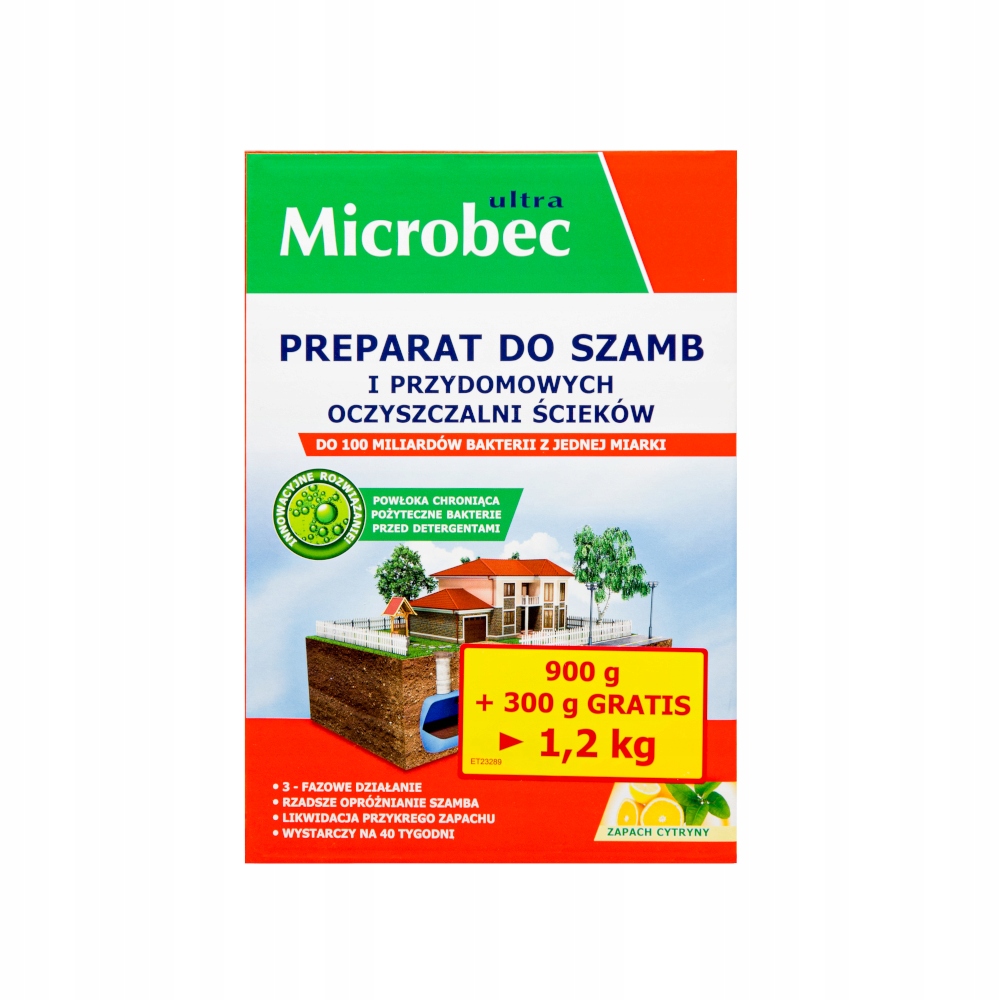 Preparat do szamb i przydomowych oczyszczalni 900