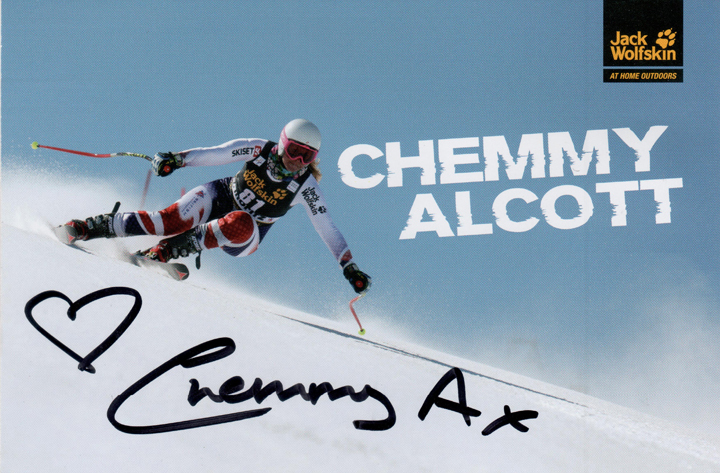 Chemmy Alcott - autograf - aukcja dla Kuby