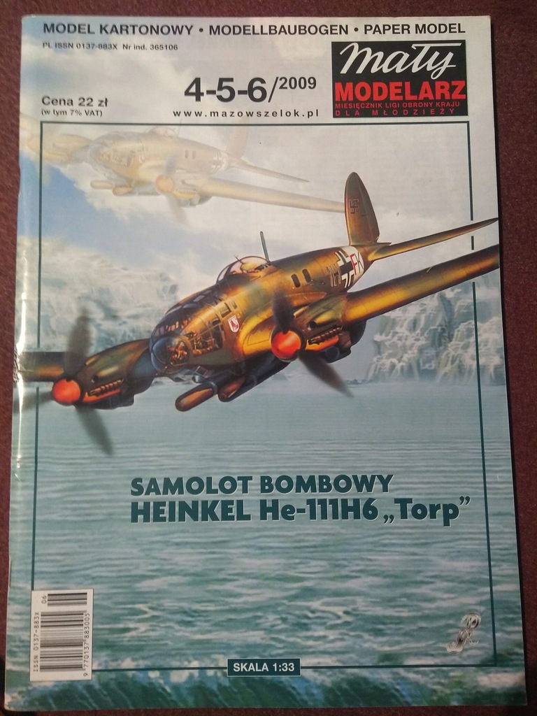 Samolot bombowy Heinkel He-111H6 "Torp"