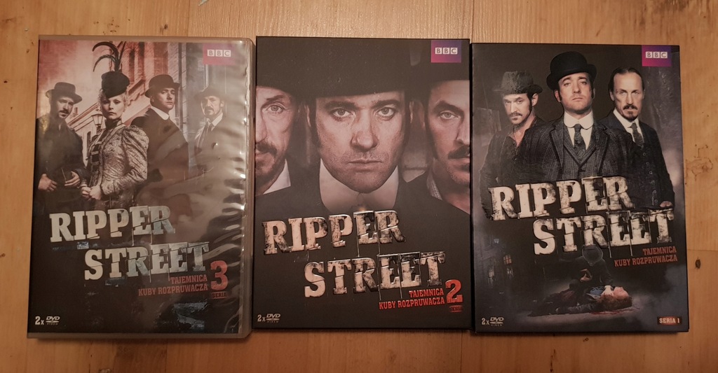 RIPPER STREET SEZON 1 I 2 I 3 DVD