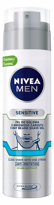 NIVEA MEN Żel do golenia 3-dniowego zarostu 200ml