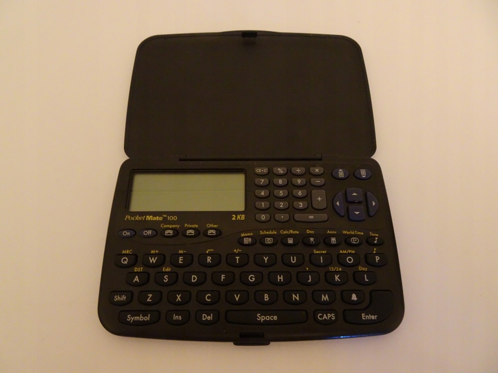 Pocket Mate 100 Texas Instruments , notes elektroniczny, vintage