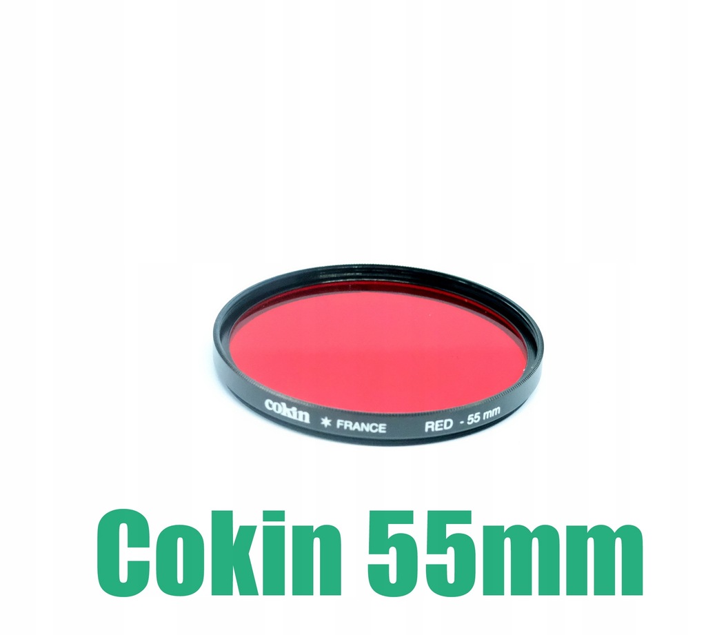 filtr czerwony RED 55mm Cokin