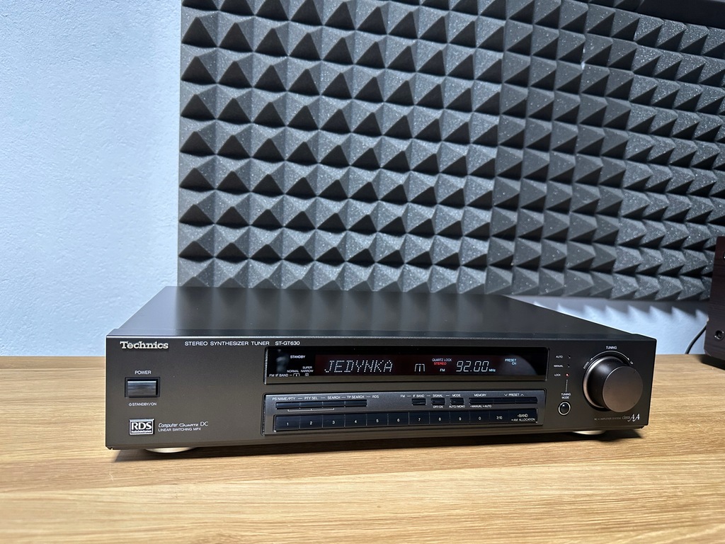 TECHNICS ST-GT630 RDS TUNER RADIOWY TOPOWY MODEL SUPER STAN TOP SPRAWNY !!!