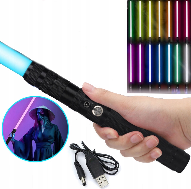 MIECZ ŚWIETLNY STAR WARS FX RGB 16 KOLORY METALOWY