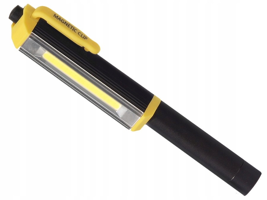 Lampa warsztatowa długopis czarno-żółty MCE121 B