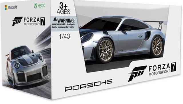 FORZA 7 Porsche 911 GT2 RS skala 1:43