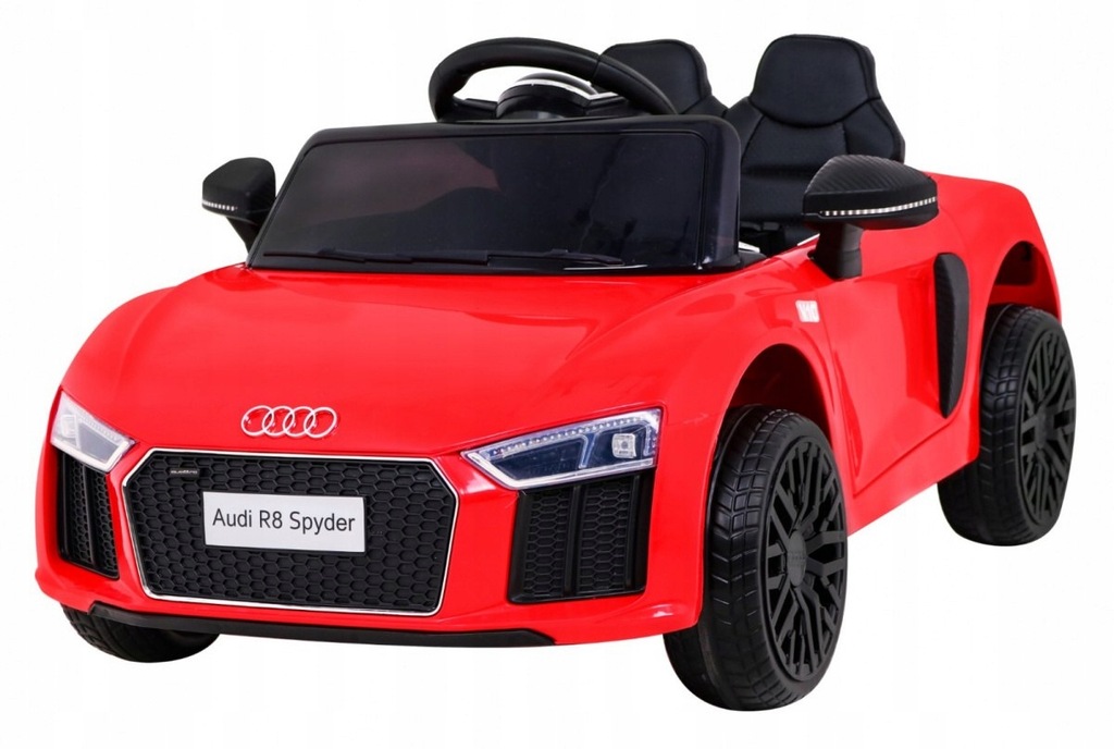 Audi R8 na akumulator dla dzieci Czerwony + Pilot + EVA + Wolny Start + MP3