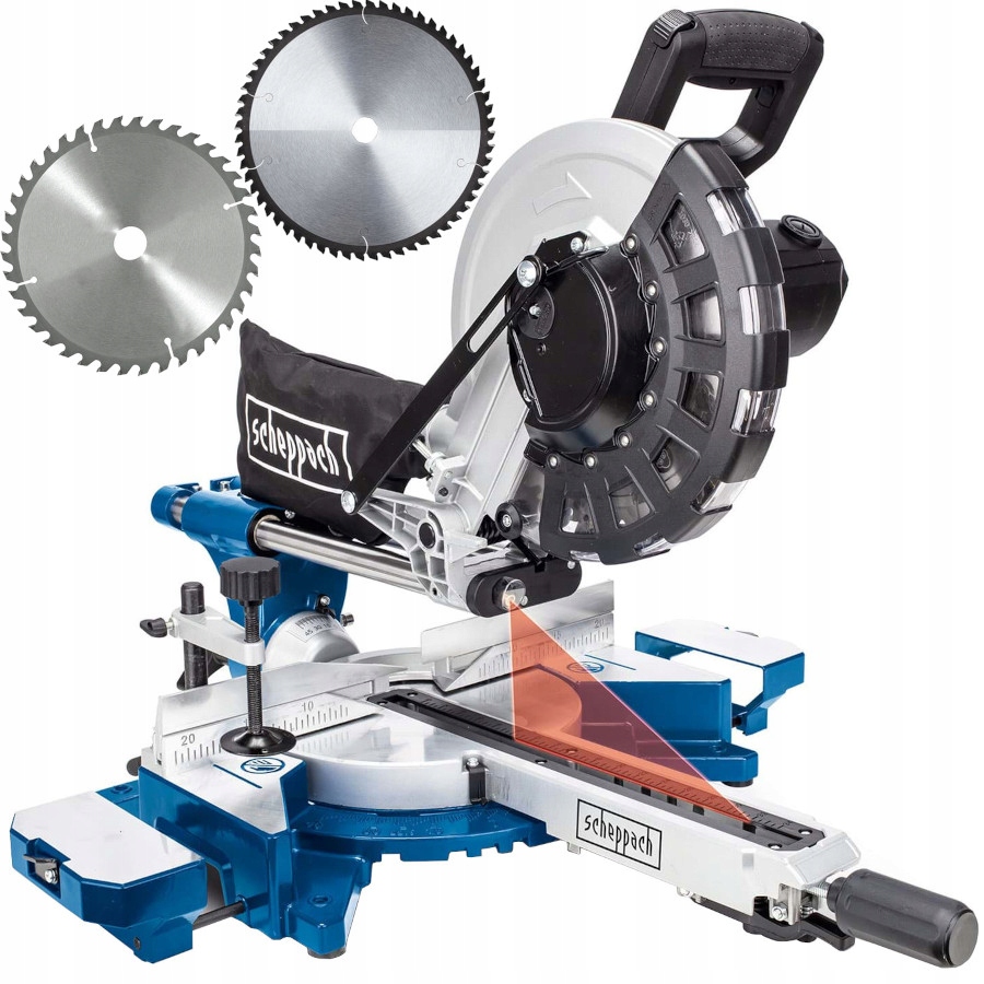 Купить Scheppach Pila Dzosowa 254mm Laser 2x Disc HM254: отзывы, фото и ...