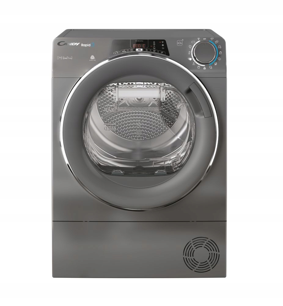 Suszarka Candy RO4 H7A2TCERX-S 7 kg A++ Wi-Fi Szara z TFT 15 Programów