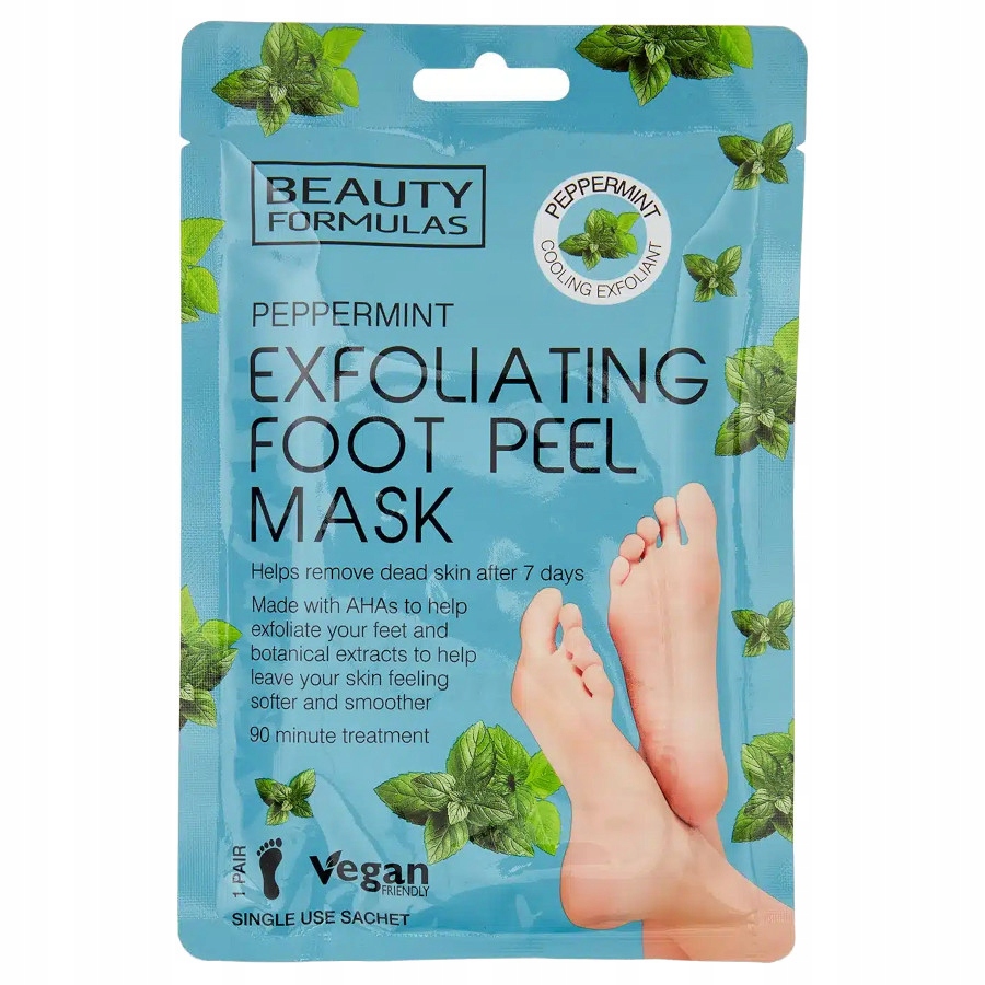 Beauty Formulas Exfoliating Foot Peel Mask złuszczająca maska do stóp P1