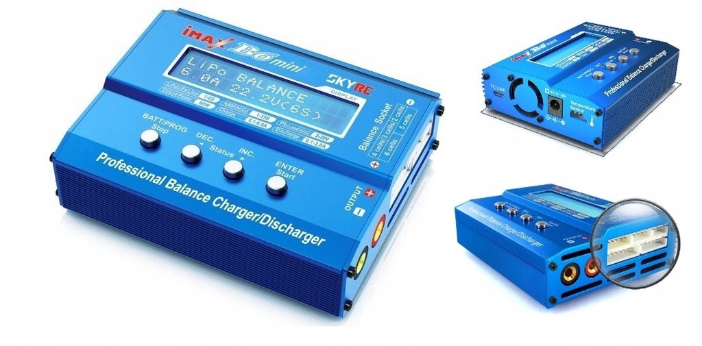 SkyRC IMax B6 Evo Charger 60W 6A 6S LiPo LiHv NiCd NiMh | SkyRC EU - Foto 4