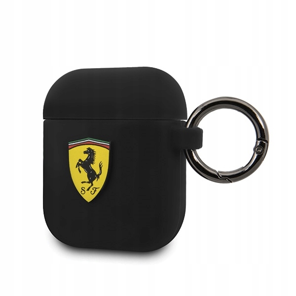 Ferrari FESACCSILSHBK AirPods cover czarny/black S