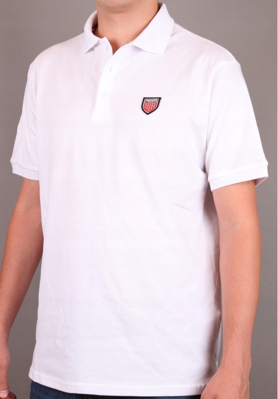 Koszulka Polo Prosto Classic biała M