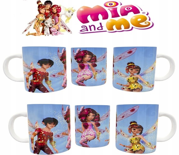 Mia and me,Mia i Ja kubek+ IMIĘ PREZENT,gratis