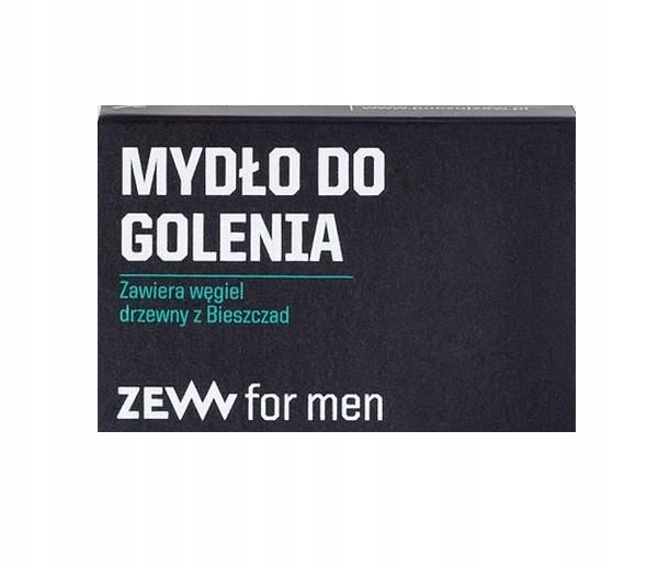 ZEW FOR MEN Mydło do golenia z węglem drzewnym