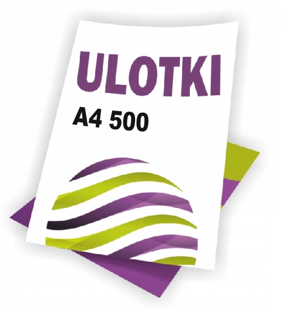 ULOTKI A4 500 szt. + PROFESJONALNY PROJEKT