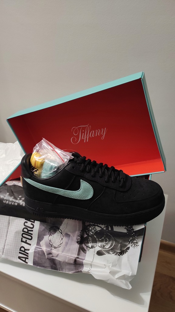 Buty Nike Air Force 1 Black Tiffany 46 US12 30cm