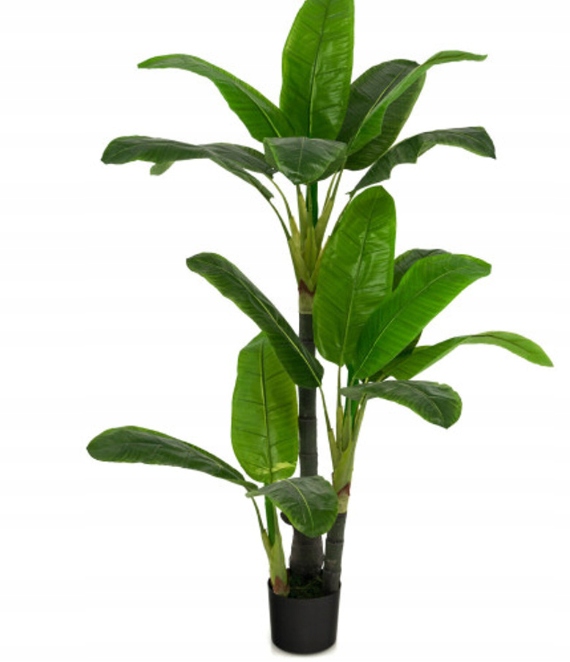 Sztuczne drzewo bananowe kwiat 150 cm