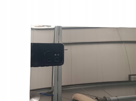 2000x1000x 1mm lustro srebrne HIPS 1x2m 200x100cm srebrny płyta na ściankę