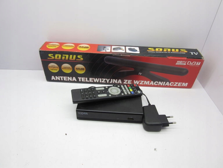 DEKODER DVB-T KORR + ANTENA SONUS