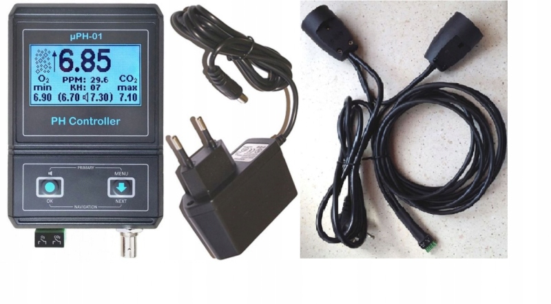 uPH-01 - CO2 w akwarium automatyka, sterownik