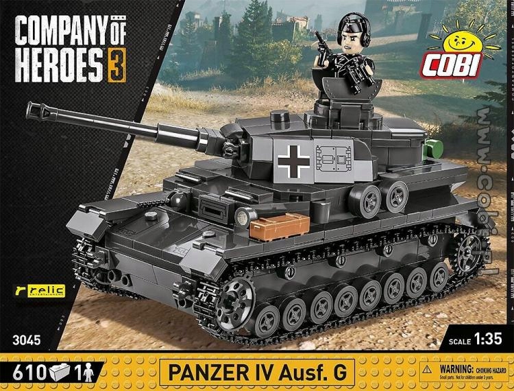 Cobi 3045. Company of Heroes 3. Panzer IV Ausf. G