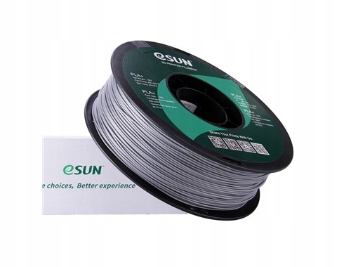 Filament eSUN PLA+ srebrny