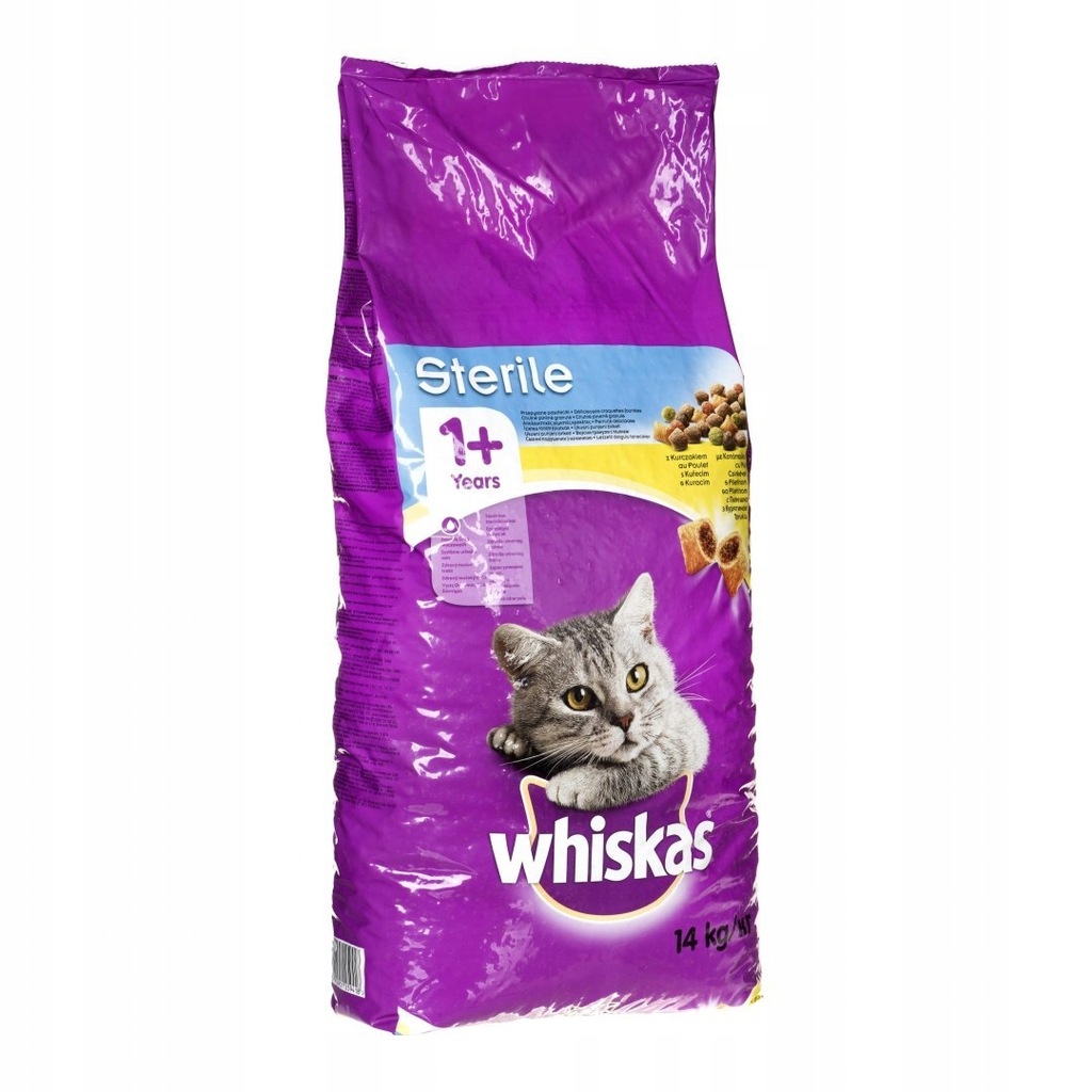 Karma whiskas Sterile (14 kg )