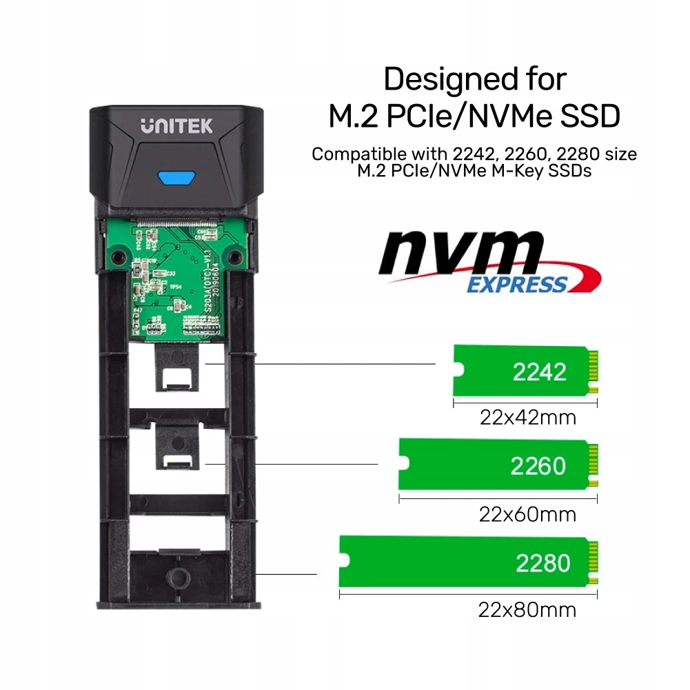 Купить Корпус SSD Диск NVME PCIE M.2 USB 3.1 Gen2 Type-C: отзывы, фото, характеристики в интерне-магазине Aredi.ru