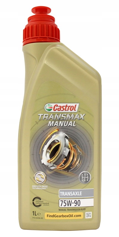 CASTROL TRANSMAX MANUAL TRANSAXLE 75W90 1L SYNTRAN