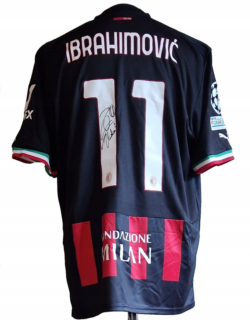 Ibrahimovic, Milan - koszulka z autografem (zag)