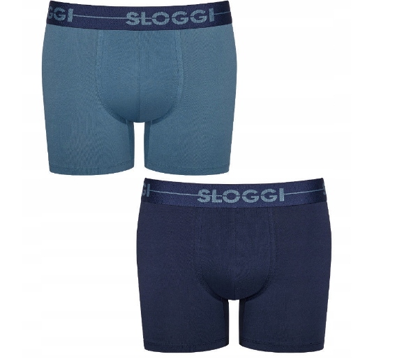Sloggi - men Go Short C2P - niebieskie - M