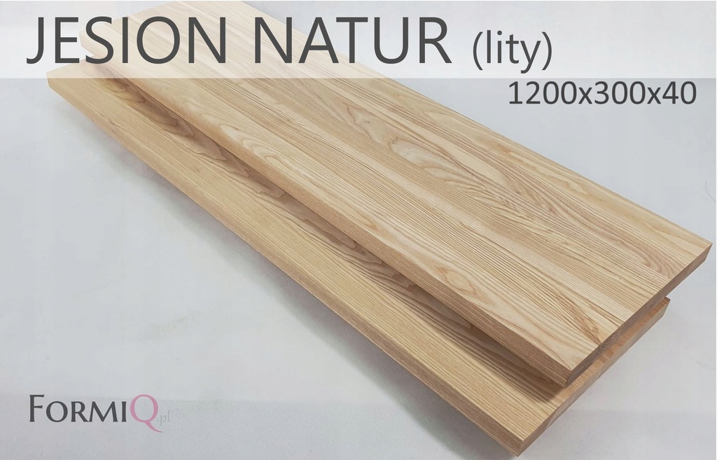 Stopnie jesion natur lite 1200x300x40