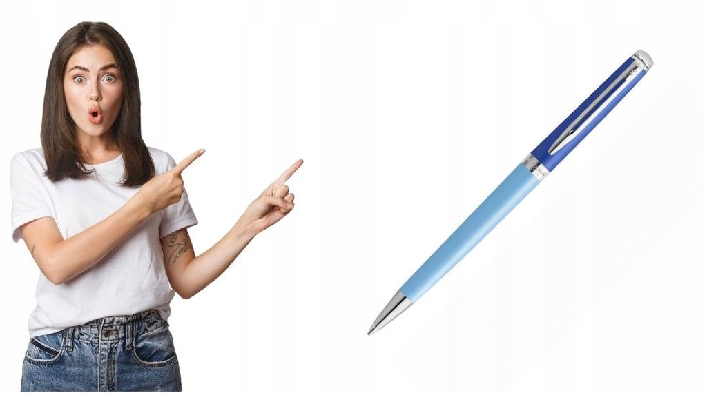 WATERMAN HEMISPHERE niebieski CT długopis