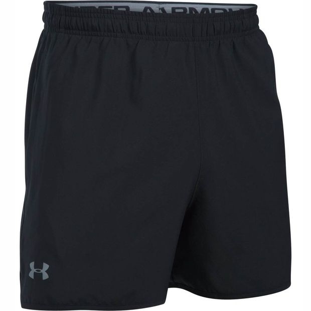 SPODENKI UNDER ARMOUR QUALIFIER 5" WOVEN SHORT MEN BLACK M