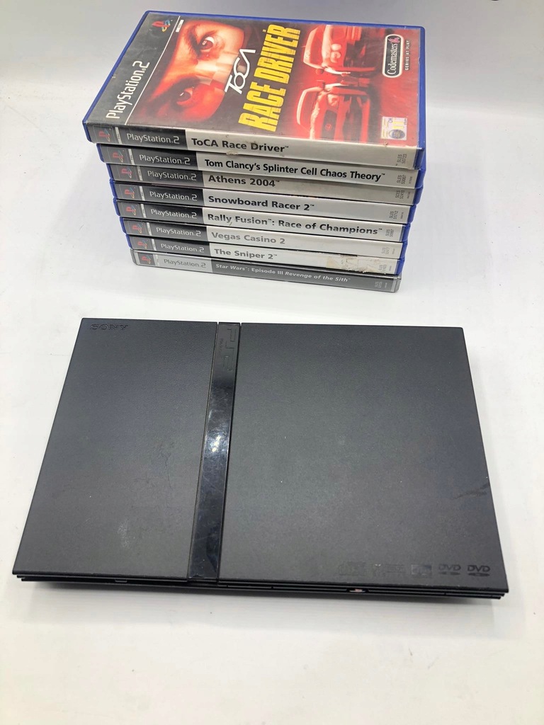 PlayStation2 PS2 + 8 gier