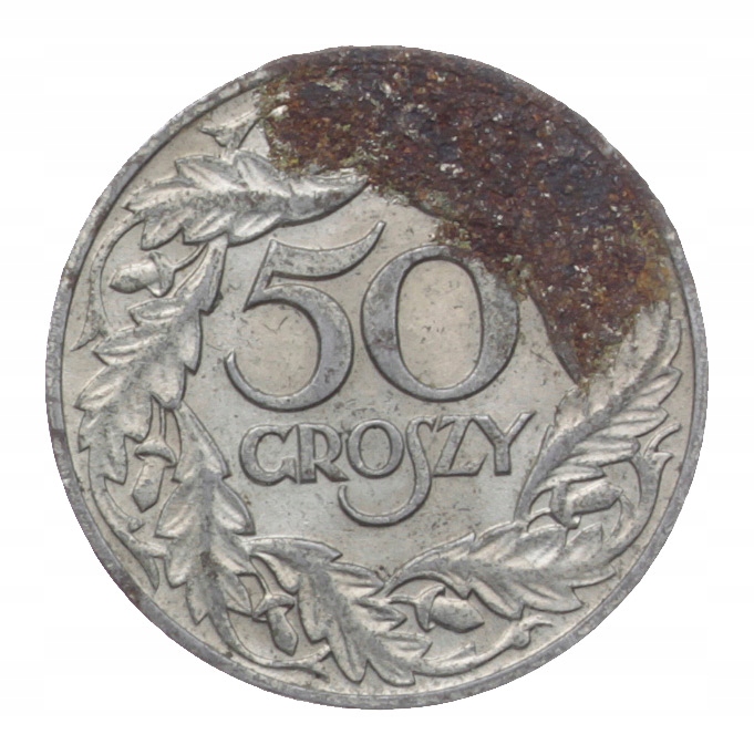 [M10187] Polska 50 groszy 1938 niklowa