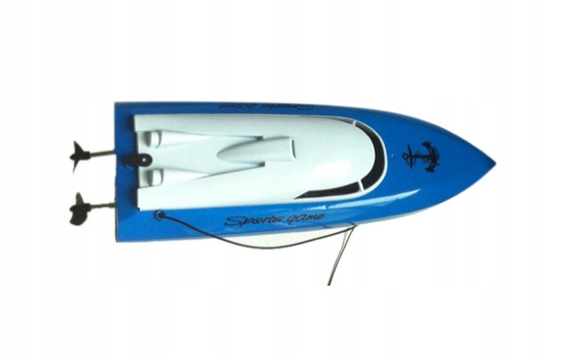 Łódź motorowa wyścigowa model R/C Boat Racing BLUE