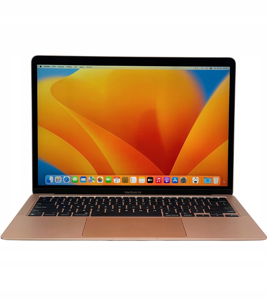 MacBook Air 2020 13インチ A2337ローズゴールド Poleasingowy Apple Macbook Air A2337 2020 M1 8CPU 8GB RAM
