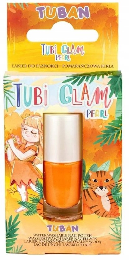 Tubana Tubi Glam pomarańczowy perłowy